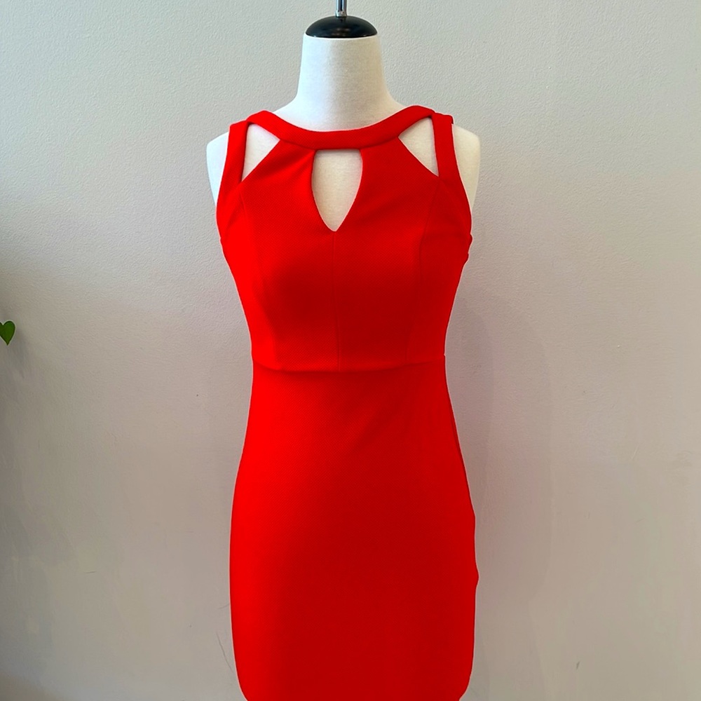 A GORGEOUS red dress